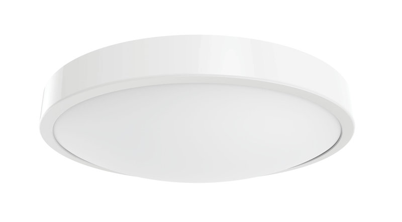 ARIC 50511 - C4 Cct S- Plaf./Appl. Mur Ip44 Led Intég. 22W 4000K 1900Lm, Sensor, Blanc