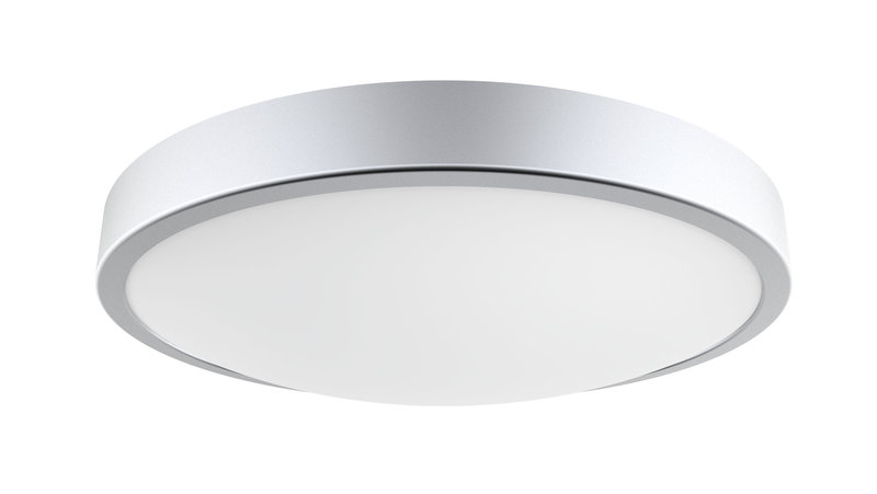 ARIC 50513 - C4 Cct S- Plaf./Appl. Mur Ip44 Led Intég. 22W 4000K 1900Lm, Sensor, Gris