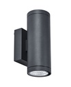 ARIC 50527 - Axo Led-Appl. Mur Ext. Ip65 Ik07, Graphite, Led Intég. 2X10W 50° 3000K 2X750Lm