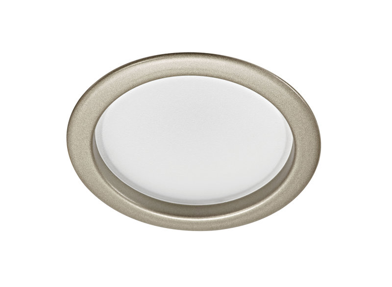 ARIC 50541 - P10 - Downlight Ip20/65, Rond Ø105Mm Fixe Nickel, 90°, Led Intég.10W 4000K 830Lm