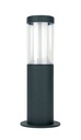 ARIC 50561 - Saxo - Borne 40Cm Ext. Ip66 Ik08, Graphite, Led Intég. 8W 3000K 500Lm, Dimmable