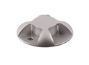 ARIC 50613 - Mira 65-230 B4 - Enc.Sol Ext. Ip67 Ik08, Ø80, Couleur Inox, Led 5W 3000K, 30000H