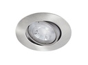 ARIC 50622 - Mi6 - Enc. Led Intég. 5W 4000K 520Lm, Alu Nickel, Ugr <22, Connexion Sans Outil