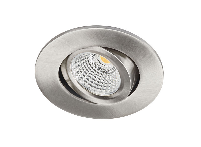 ARIC 50634 - Dl-Iso - Encastré Ip20, Recouvrable, Nickel, Led Intég. 8W 65° 4000K 840Lm