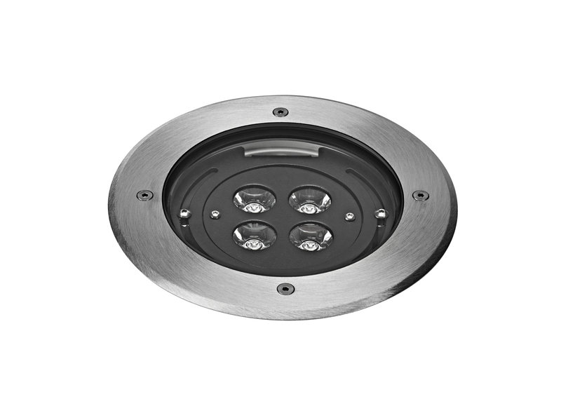 ARIC 50667 - Tecnisol 150 - Enc.Sol Ext. Ip67 Ik10, Rond, Inox, Led 12W 45° 4000K 800Lm