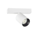 ARIC 50676 - Nolan B1 - Spot S/Patère, Blanc, A/Ampoule Led 6,6W 3000K 680Lm Incl.