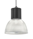 ARIC 50766 - Lexa - Susp. Ø316Mm, Noir / Transparent, Led Intég. 37W 60° 4000K 3600Lm