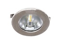 ARIC 50772 - S1200 - Encastré Rond Chromé Ø70Mm, Led G4 1,8W 3000K 150Lm Incl.
