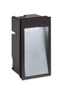 ARIC 50780 - Dilga - Encastré De Mur Extérieur Led 4,5W 3000K Asy 200Lm, Noir/Gris