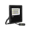 ARIC 50827 - Twister 3 - Proj. Ext. Ip65 Ik08, Noir, 90° Led Integ. 70W 3000K 8400Lm