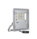 ARIC 50836 - Twister 3 - Proj. Ext. Ip65 Ik08, Gris, 90° Led Integ. 70W 4000K 9100Lm