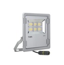 ARIC 50837 - Twister 3 - Proj. Ext. Ip65 Ik08, Gris, 90° Led Integ. 70W 3000K 8400Lm