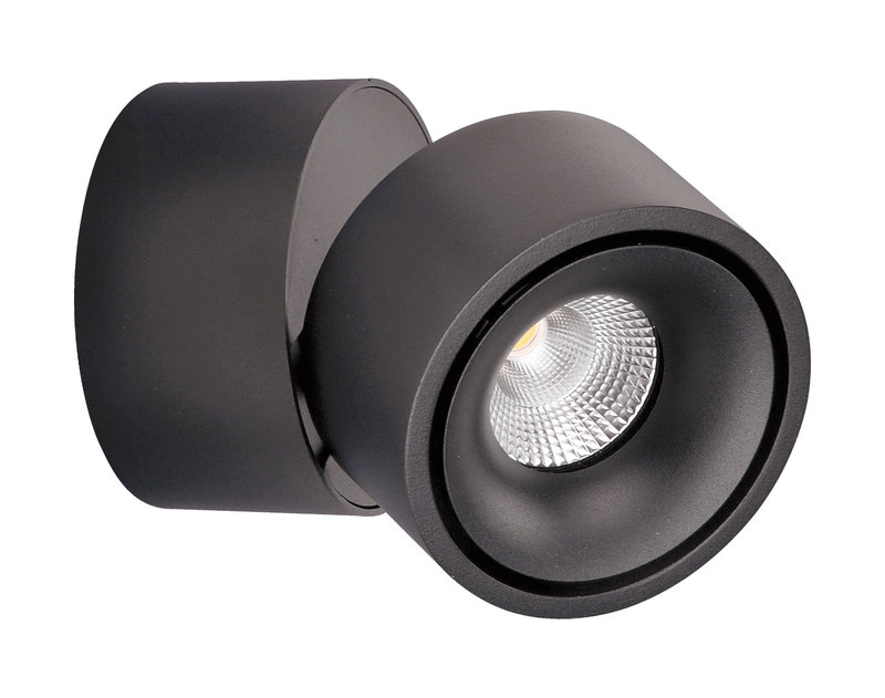 ARIC 50840 - Applique Tahiti Noir Orientable 13W 50000H 36° 1000Lm Cct 2700-3300-4000K