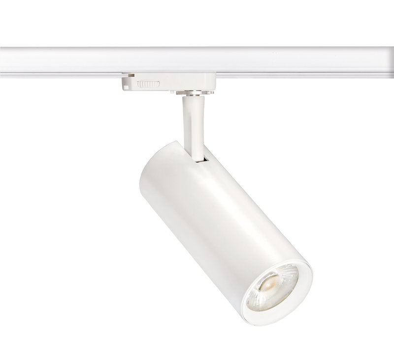 ARIC 50932 - Tek 20 - Proj. Rail 3 All.023, Blanc, Angle 36°, Led Intég. 21W 3000K 1800Lm
