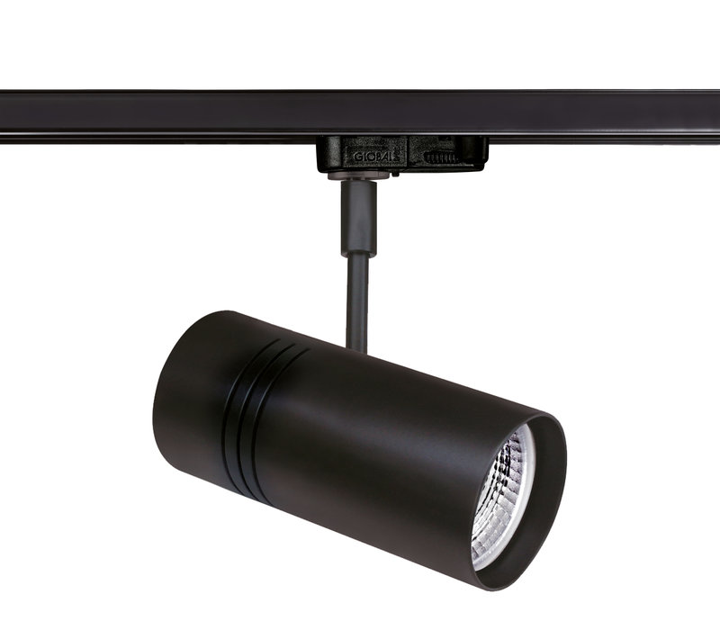 ARIC 50973 - Evoli - Proj. Rail 3 All.023, Noir, Angle 36°, Led Intég. 10,5W 4000K 850Lm