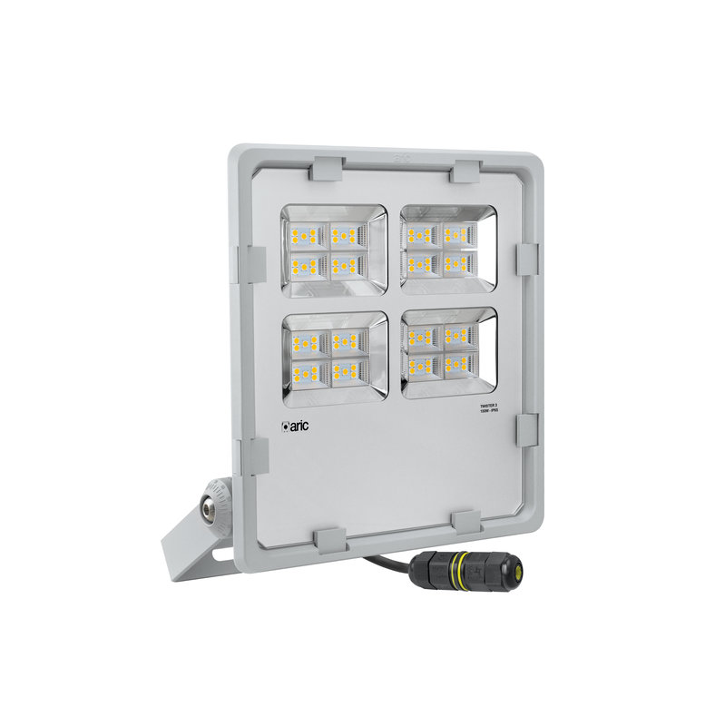 ARIC 50974 - Twister 3 - Proj. Ext. Ip65 Ik08, Gris, 90° Led Integ. 149W 3000K 19500Lm