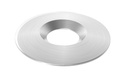 ARIC 50982 - Collerette Pour Encastré Air Block 3 - Couleur Nickel - Fixation Par Clip