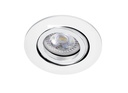 ARIC 51006 - Tipo R-Encastré Gu10, Rond, Orientable, Blanc, A/Ampoule Led 6,6W 4000K 680Lm Incl