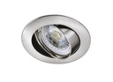 ARIC 51043 - Galaxy - Encastré Gu10, Rond, Basc., Nickel, A/Ampoule Led 6,6W 4000K 680Lm Incl.