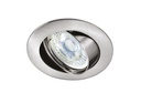 ARIC 51177 - Galaxy - Encastré Gu10, Rond, Basc., Nickel, A/Ampoule Led 6W 4000K 470Lm Incl.