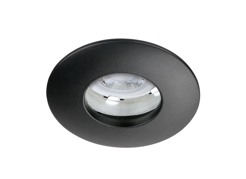ARIC 51191 - Hidro -Enc.Gu5,3, Ip20/65, Cl.2, Vol.1, Noir, Ampoule Led 5,3W 4000K 460Lm Incl.