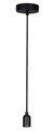 ARIC 51207 - Epoque - Susp. E27 60W Max, Douille Style Rétro, Noir Mat, Ampoule Non Incl.