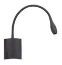 ARIC 51221 - Liza 01 - Liseuse 2,3W 3000K 110Lm 40° 30000H, Installation Patère, Noire