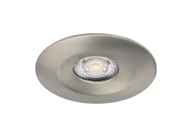 ARIC 51225 - Aspen Vol1 - Encastré Rond, Fixe, Nickel, Led 5W 36° 450Lm 3000/4000K (Cct)