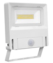 ARIC 51243 - Michelle - Proj. Ext. Ip65 Ik08 Blanc 110° Led Intég. 30W 3000K + Détecteur Pir