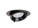 ARIC 51252 - Randy 2 - Downlight Rond, Orientable, Noir, 70°, Led Intég 29,3W 3000K 3000Lm