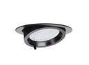 ARIC 51257 - Randy 4 - Downlight Rond, Orientable, Noir, 70°, Led Intég 41W 4000K 4000Lm