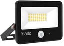 ARIC 51308 - Wink 2 Pir Sensor - Proj. Ext. Ip65 Ik08, Noir, Led 110° 32,4W 4000K 3300Lm