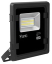 ARIC 51318 - Twister 3 Connecté Tuya Ip65 Ik08, Noir, 90° Led Rgbw 4000K 25W