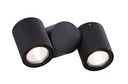 ARIC 51397 - Topaze - Appl. Mur Ext. Ip54 Ik08, 2 Têtes, Lpes Led 4,2W 4000K 500Lm Incl.