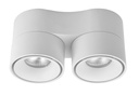 ARIC 51445 - Applique Tahiti Blanc Orientable 2X12,3W 50000H 36° 2100Lm Cct 2700-3300-4000K