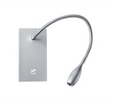 ARIC 51496 - Liseuse Liza 3 Et3 3,2W 3000K 135Lm 30000H, Semi-Encastrée, Gris, Made In France