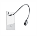 ARIC 51497 - Liseuse Liza 3 Et3 3,2W 3000K 135Lm 30000H Semi-Encastrée Chromé, Made In France