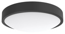 ARIC 51500 - C4 Cct - Plaf. / Appl. Mur Ip44 Led Intég. 10W Cct 3000-4000K 900Lm, Noir