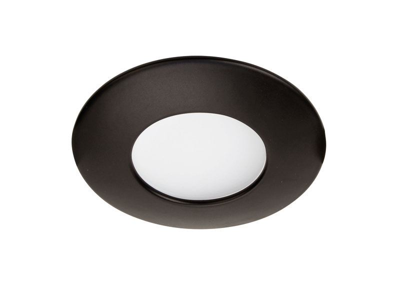 ARIC 51552 - Aquaflat - Enc. Ip65 Vol.2, Led Intég. 6W 3Cct 2700-3000-4000K 480Lm Noir