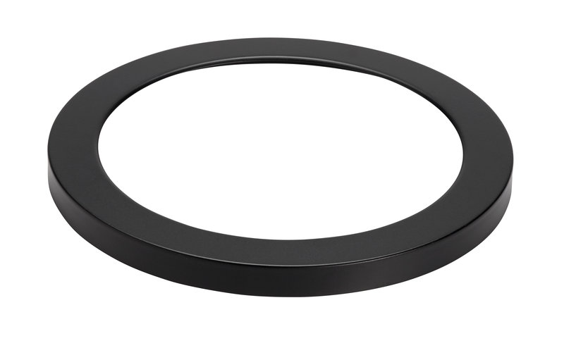 ARIC 51556 - Collerette Pour Encastré Universal 24 - Couleur Noir - Fixation Par Clip