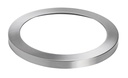 ARIC 51557 - Collerette Pour Encastré Universal 24 - Couleur Nickel - Fixation Par Clip