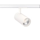 ARIC 51560 - Projecteur Pour Rail 1All. Polaris Blanc 45° 10/15W 880-1250Lm 3-Cct 30000H