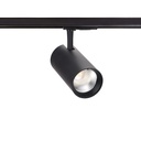 ARIC 51563 - Projecteur Pour Rail 1All. Polaris Noir 45° 10/15W 880-1250Lm 3-Cct 30000H