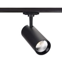 ARIC 51564 - Projecteur Pour Rail 1All. Polaris Noir 45° 14/20W 1300-1770Lm 3-Cct 30000H