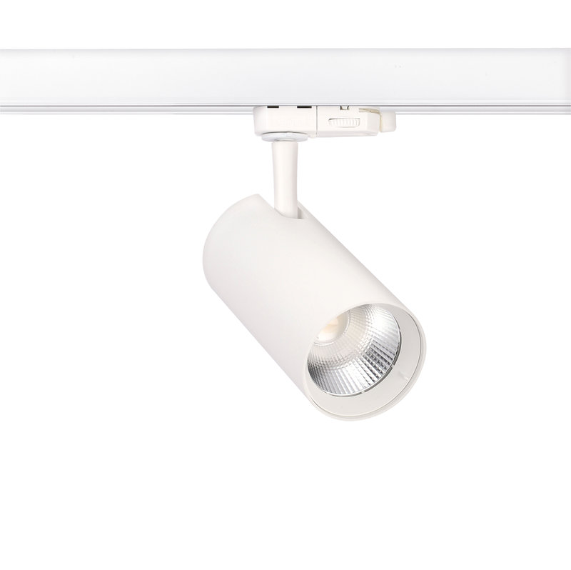ARIC 51566 - Projecteur Pour Rail 3All. Polaris Blanc 45° 10/15W 880-1250Lm 3-Cct 30000H
