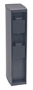 ARIC 51598 - Borne Prises 16A Pour Jardin Ip44 Ik07 En Aluminium Anthracite