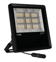 ARIC 51689 - Twister 4 Noir 83W 3Cct Ip66 Ik08 2200K/3000K/4000K 12870Lm 90° 50000H