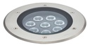 ARIC 51723 - Tecnisol 200 - Enc.Sol Ext. Ip67 Ik10, Rond, Inox, Led 23W 60° 4000K 1500Lm