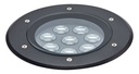 ARIC 51726 - Tecnisol 200 Asy -Enc.Sol Ext. Ip67 Ik10 Rond Noir, Led 23W 70X40° 3000K 1250Lm