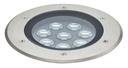 ARIC 51729 - Tecnisol 200 Asy -Enc.Sol Ext. Ip67 Ik10 Rond Inox, Led 23W 70X40° 3000K 1370Lm
